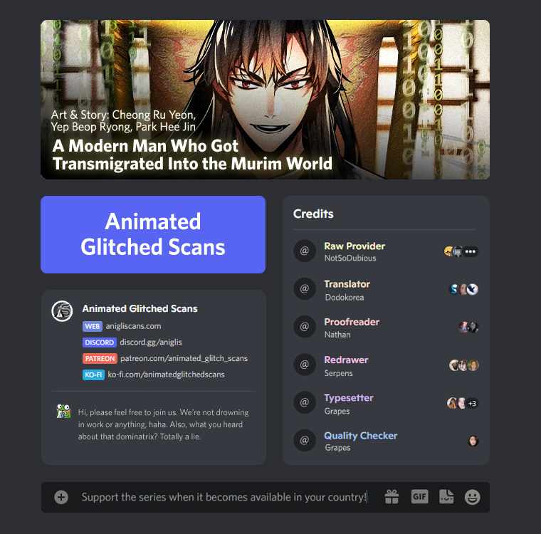 A Modern Man Who Got Transmigrated Into the Murim World chapter 33 page 1