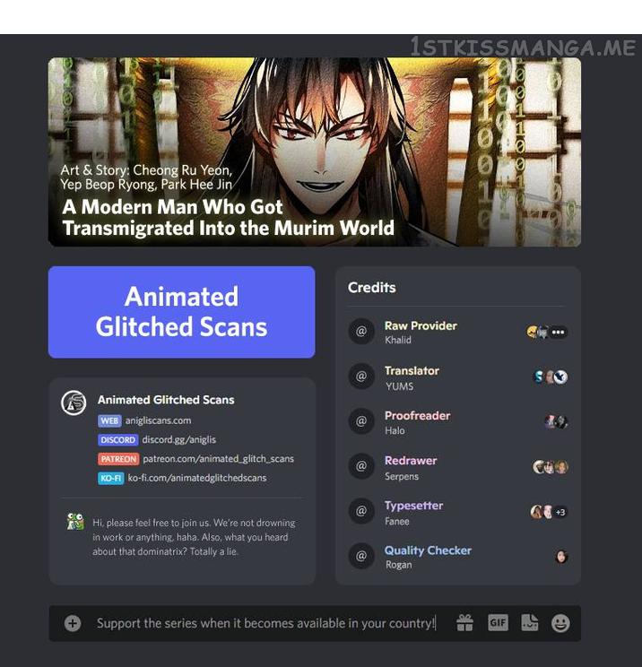 A Modern Man Who Got Transmigrated Into the Murim World chapter 36 page 1