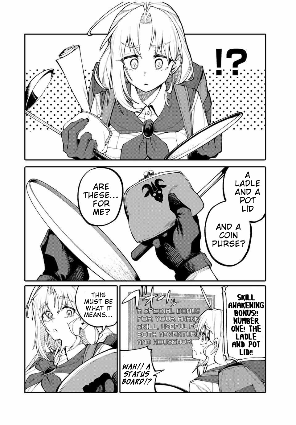 A Mom Adventurer Awakened the Skill [Housewife] from Her Login Bonus. She's Doing Her Best at the Adventurer Life Using the Weekly Flyers She Gets! chapter 1 page 19