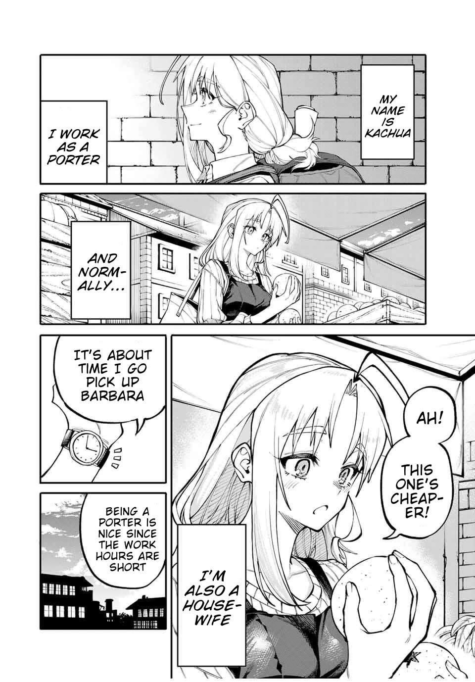 A Mom Adventurer Awakened the Skill [Housewife] from Her Login Bonus. She's Doing Her Best at the Adventurer Life Using the Weekly Flyers She Gets! chapter 1 page 5