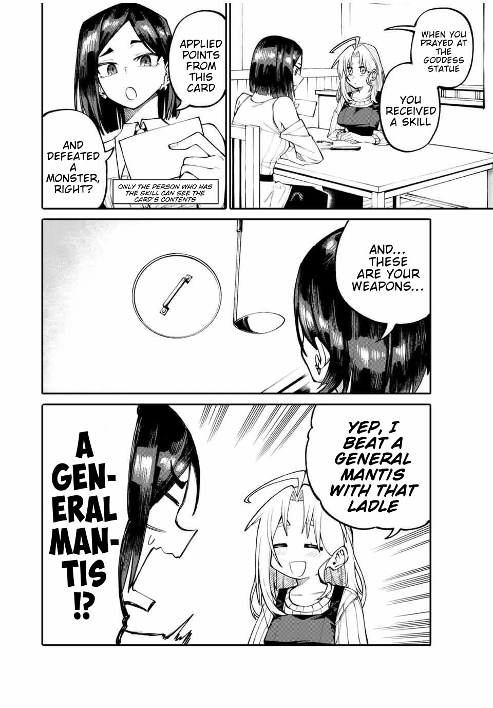 A Mom Adventurer Awakened the Skill [Housewife] from Her Login Bonus. She's Doing Her Best at the Adventurer Life Using the Weekly Flyers She Gets! chapter 2 page 6