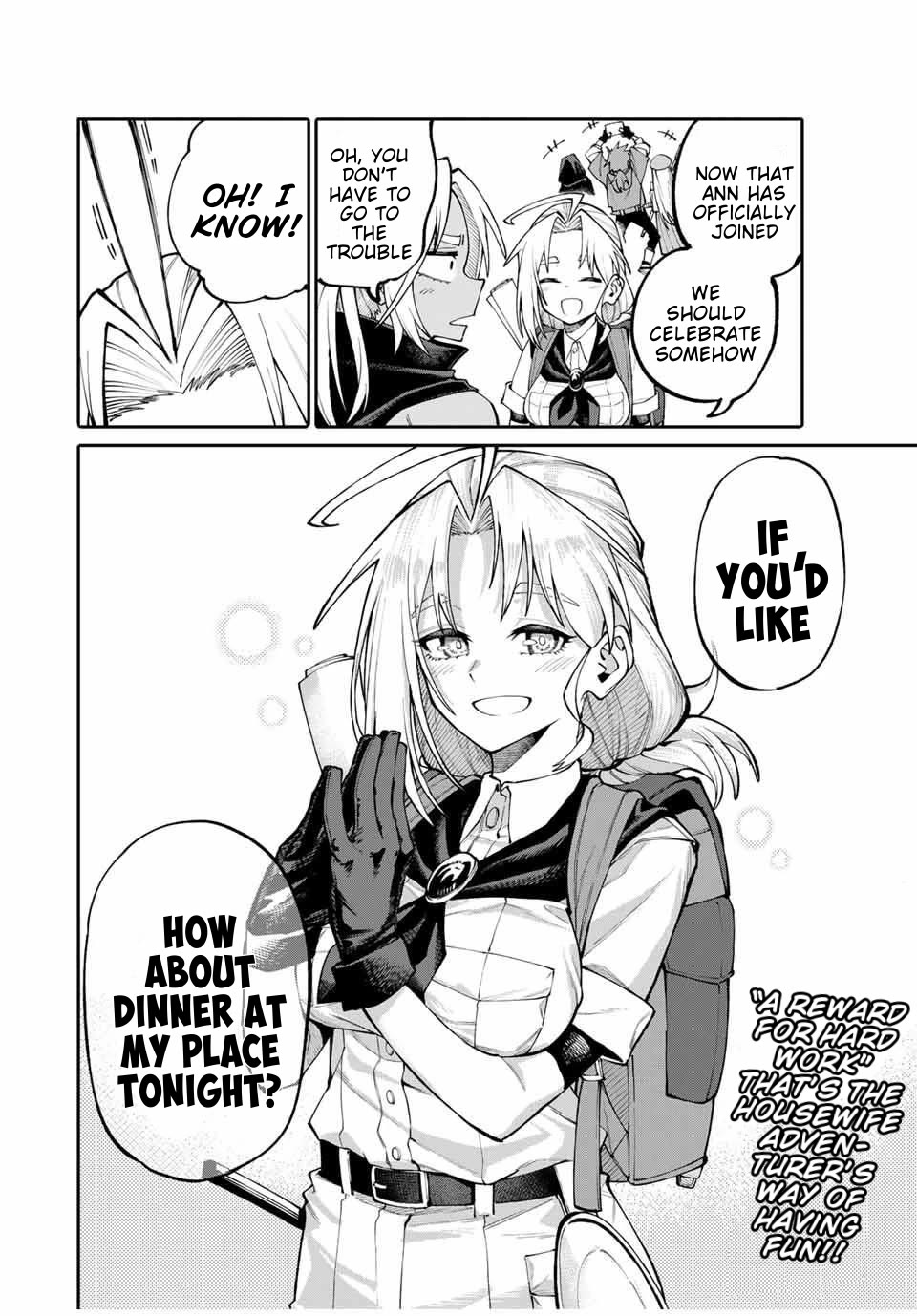 A Mom Adventurer Awakened the Skill [Housewife] from Her Login Bonus. She's Doing Her Best at the Adventurer Life Using the Weekly Flyers She Gets! chapter 5 page 20
