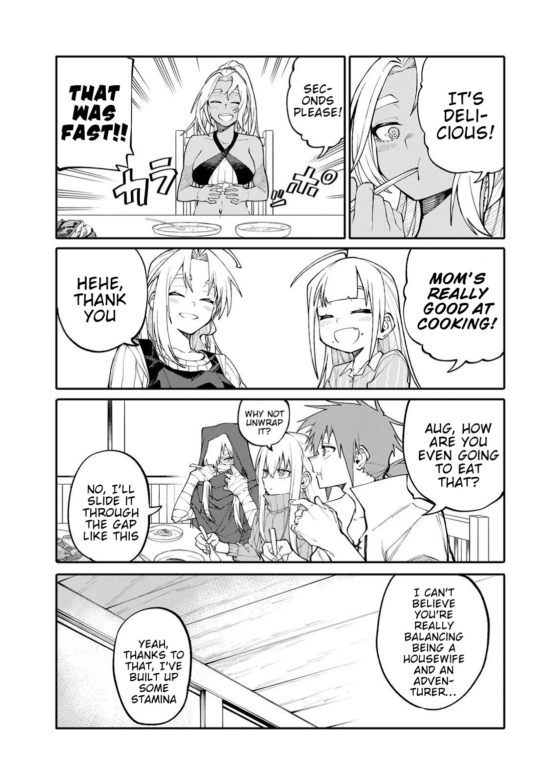 A Mom Adventurer Awakened the Skill [Housewife] from Her Login Bonus. She's Doing Her Best at the Adventurer Life Using the Weekly Flyers She Gets! chapter 6 page 7