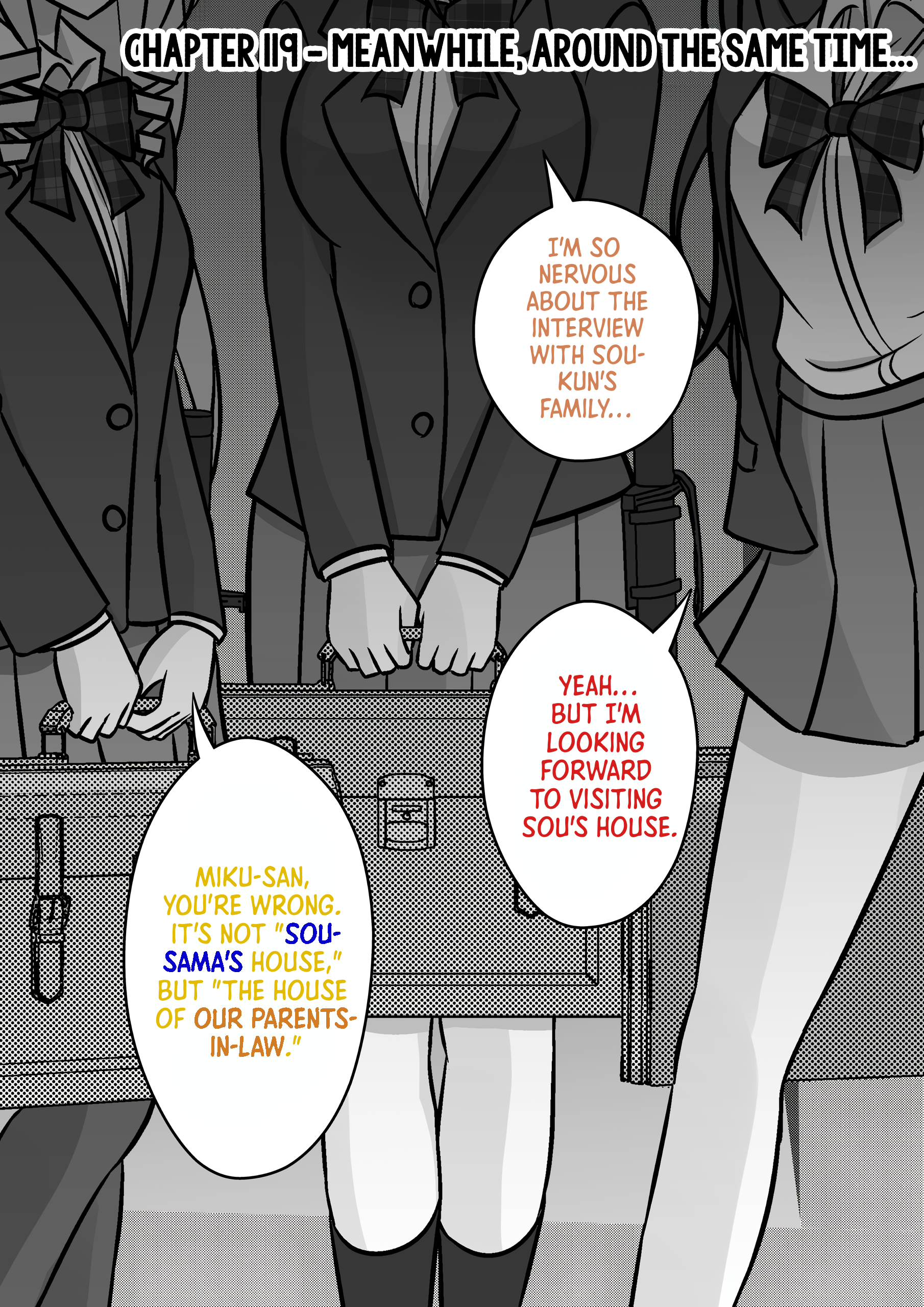 A Parallel World With A 1:39 Male To Female Ratio Is Unexpectedly Normal chapter 119 page 1