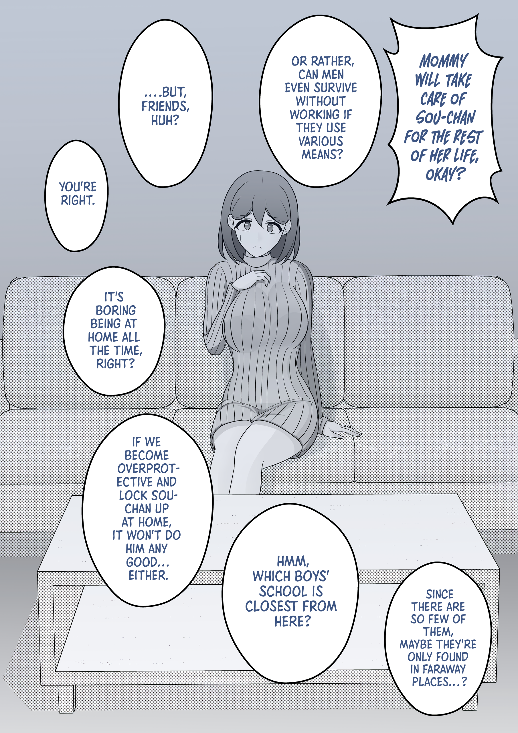 A Parallel World With A 1:39 Male To Female Ratio Is Unexpectedly Normal chapter 29 page 2