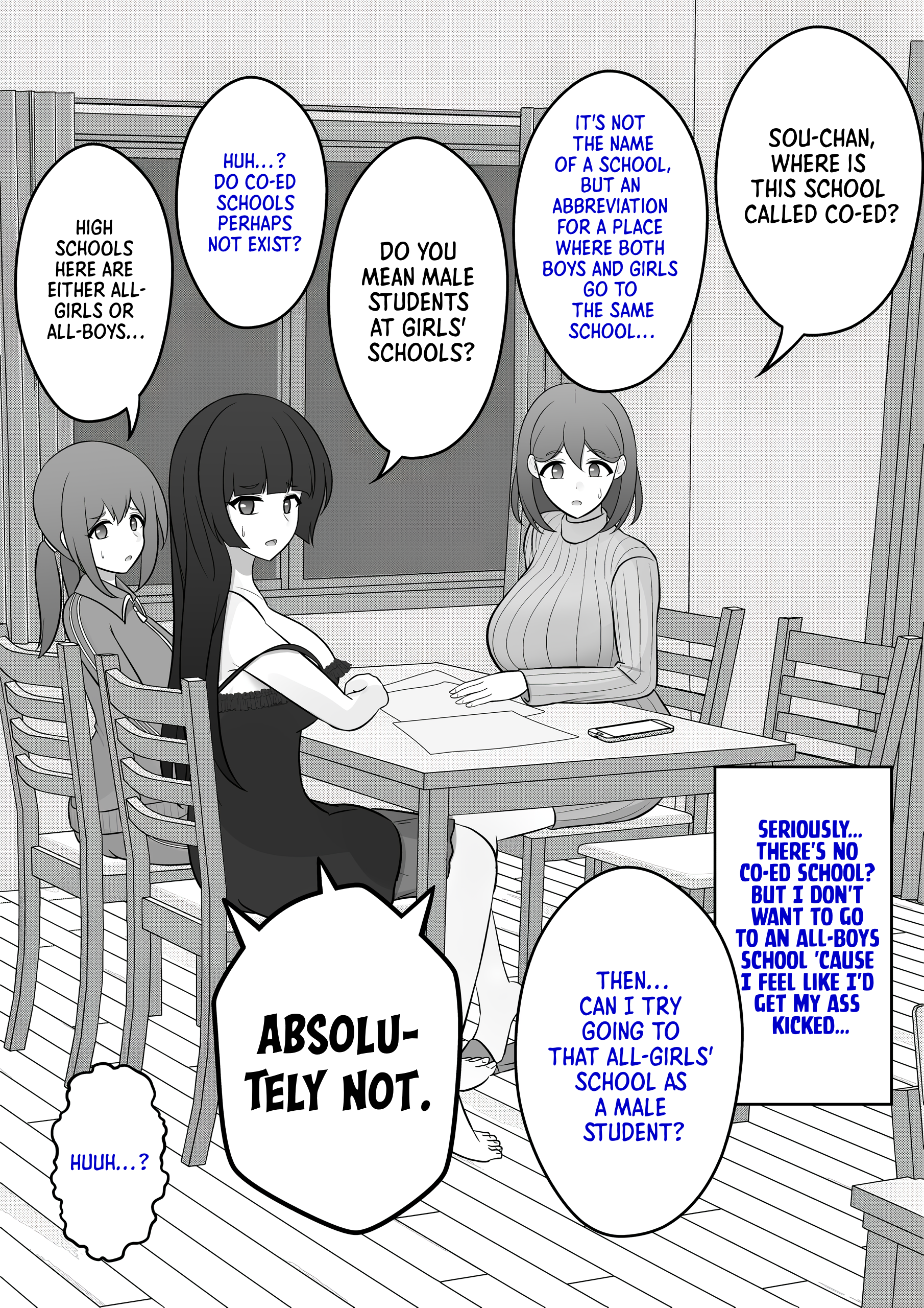 A Parallel World With A 1:39 Male To Female Ratio Is Unexpectedly Normal chapter 31 page 1