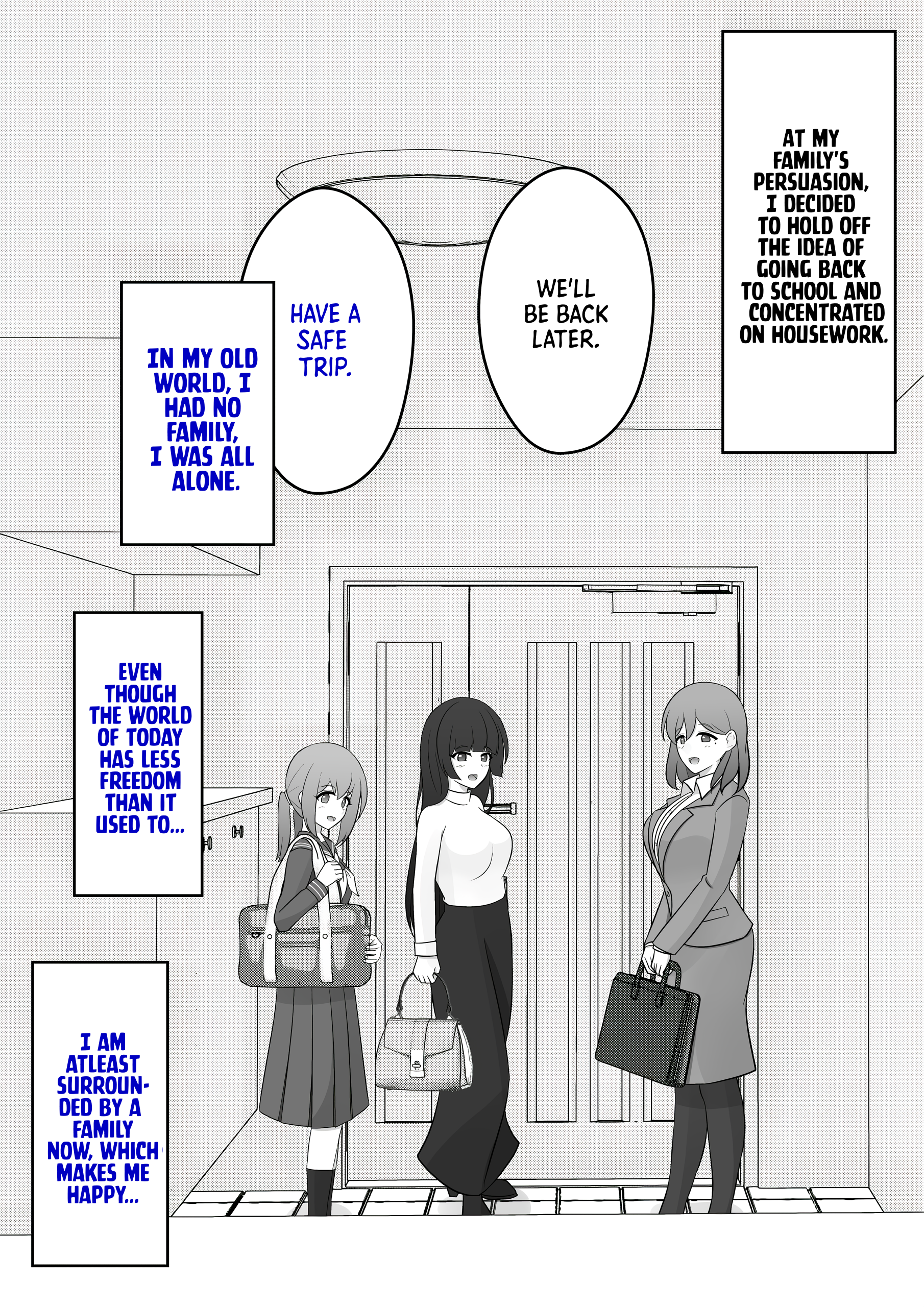 A Parallel World With A 1:39 Male To Female Ratio Is Unexpectedly Normal chapter 36 page 1