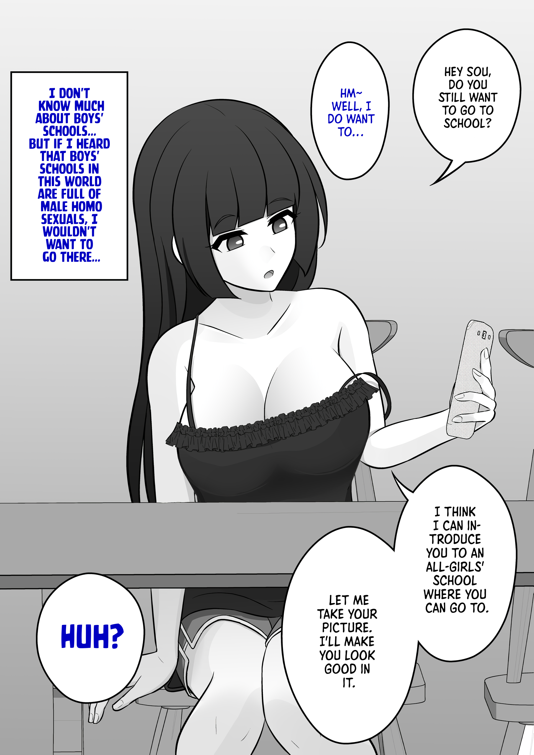 A Parallel World With A 1:39 Male To Female Ratio Is Unexpectedly Normal chapter 37 page 1