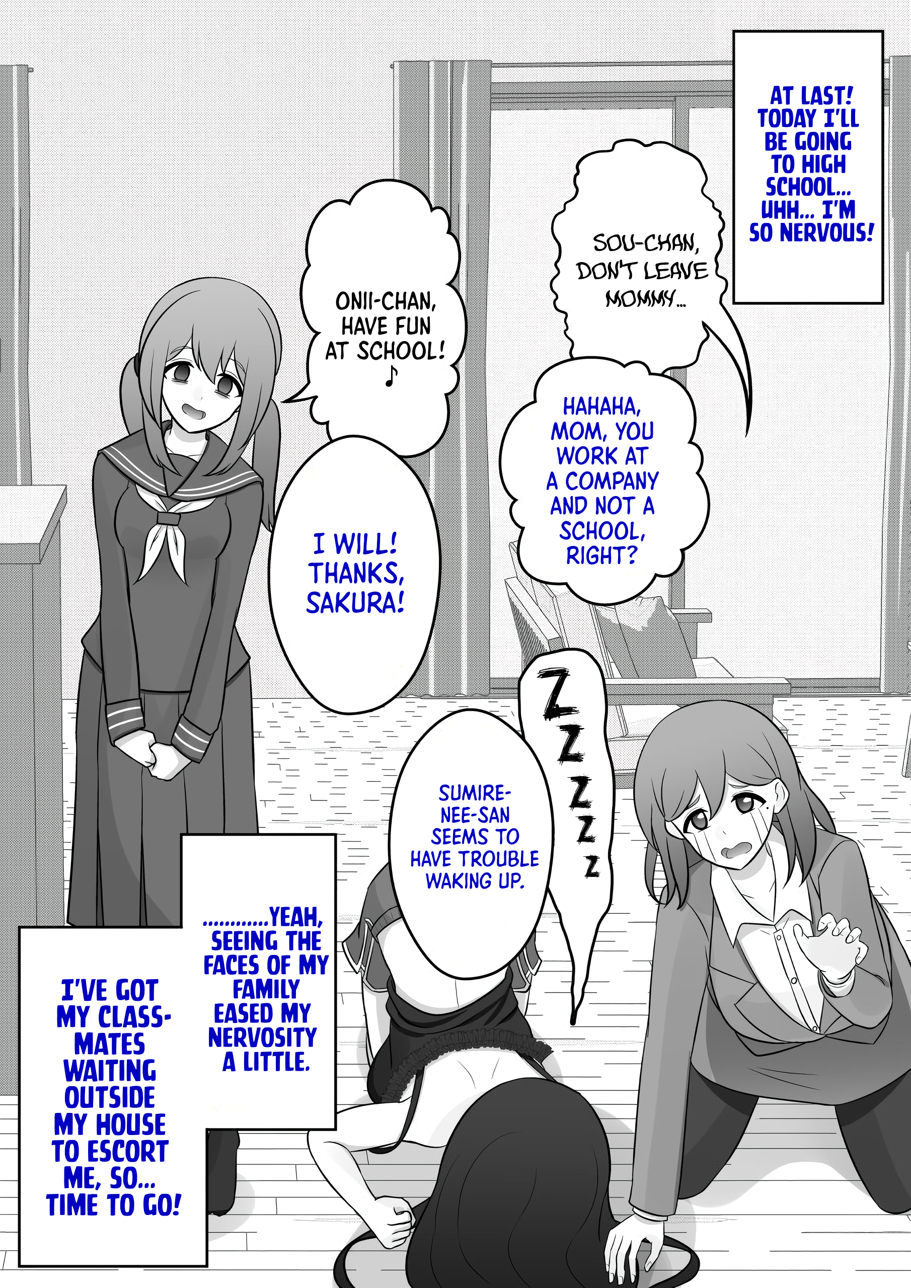 A Parallel World With A 1:39 Male To Female Ratio Is Unexpectedly Normal chapter 42 page 1