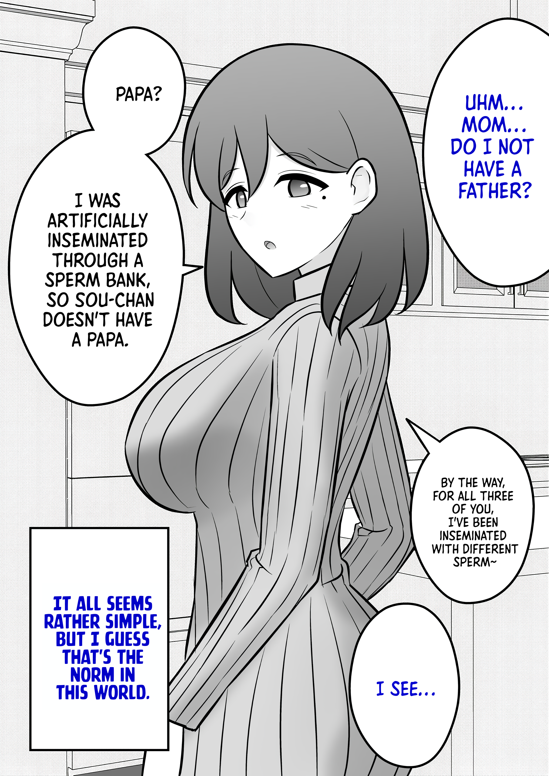A Parallel World With A 1:39 Male To Female Ratio Is Unexpectedly Normal chapter 6 page 1
