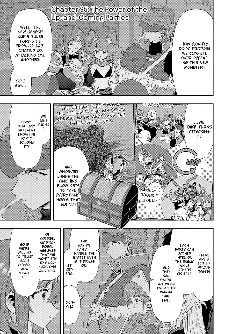 A RANK PARTY WO RIDATSU SHITA ORE WA, MOTO OSHIEGO TACHI TO MEIKYUU SHINBU WO MEZASU chapter 95 page 1