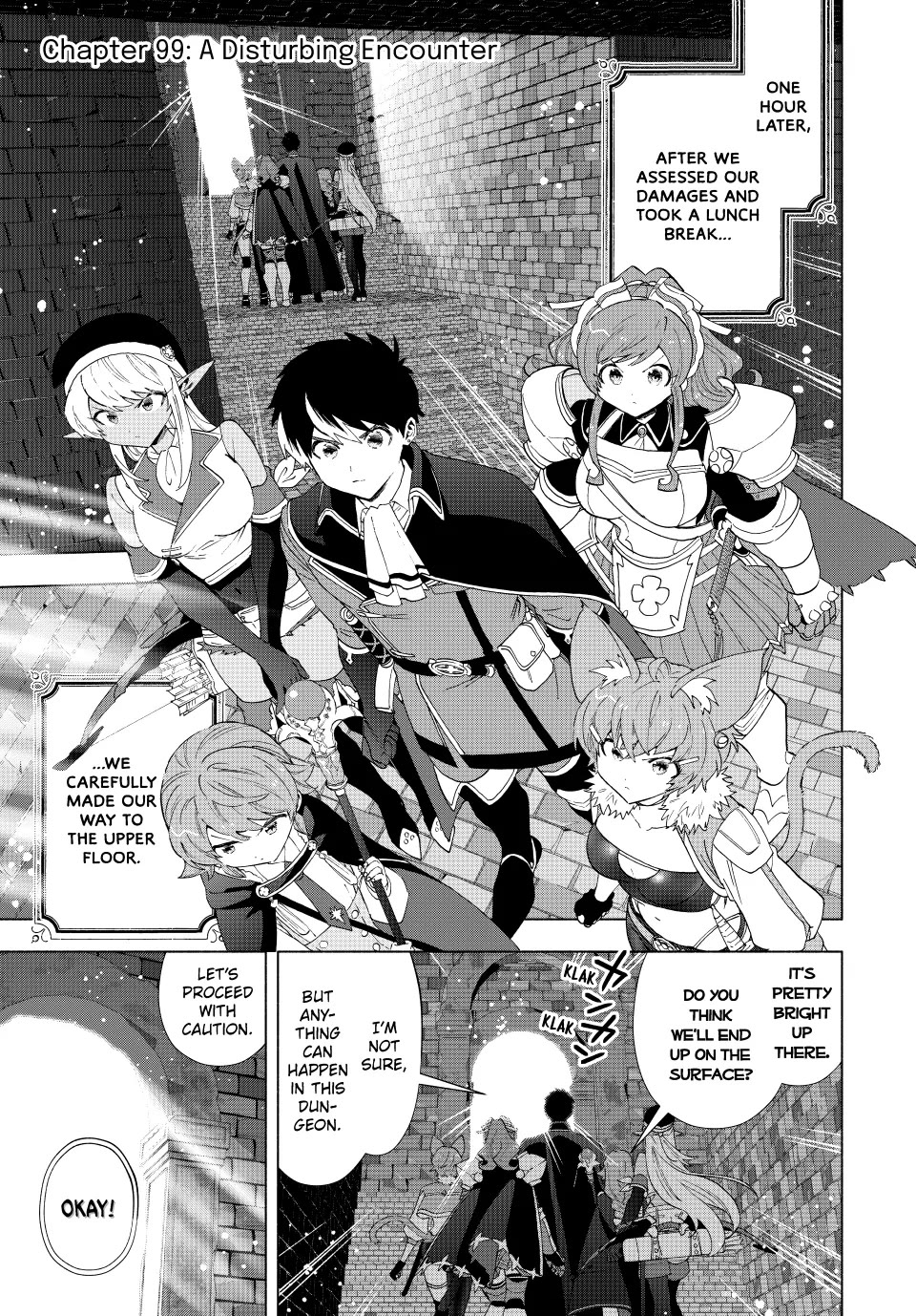 A RANK PARTY WO RIDATSU SHITA ORE WA, MOTO OSHIEGO TACHI TO MEIKYUU SHINBU WO MEZASU chapter 99 page 1