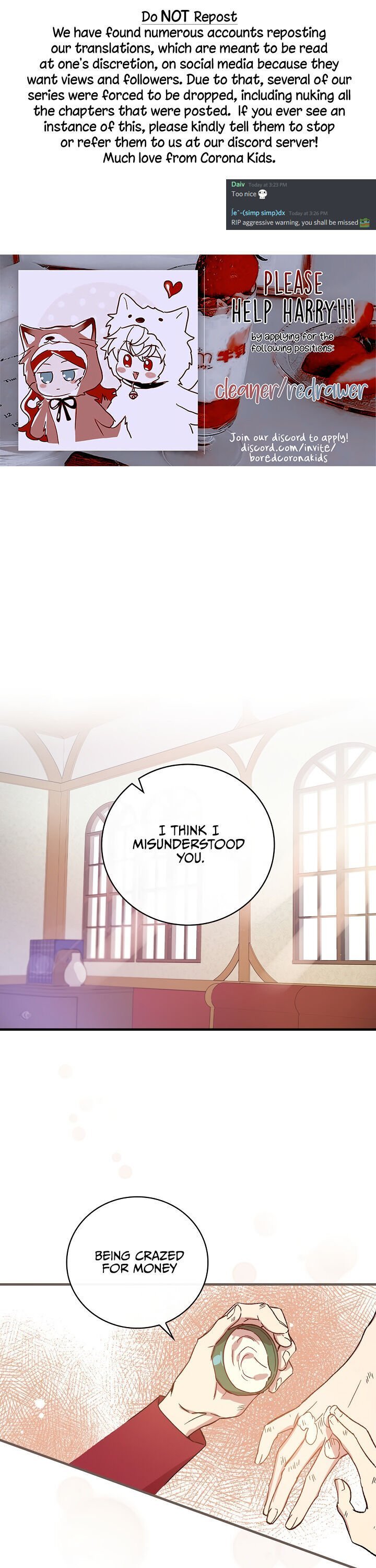 A Red Knight Does Not Blindly Follow Money chapter 19 page 1