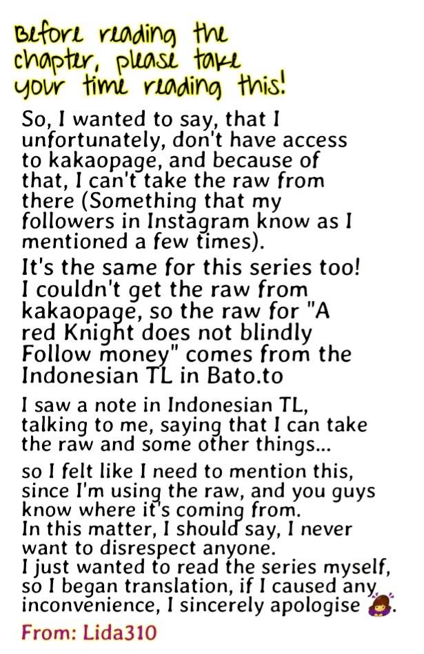 A Red Knight Does Not Blindly Follow Money chapter 55 page 2