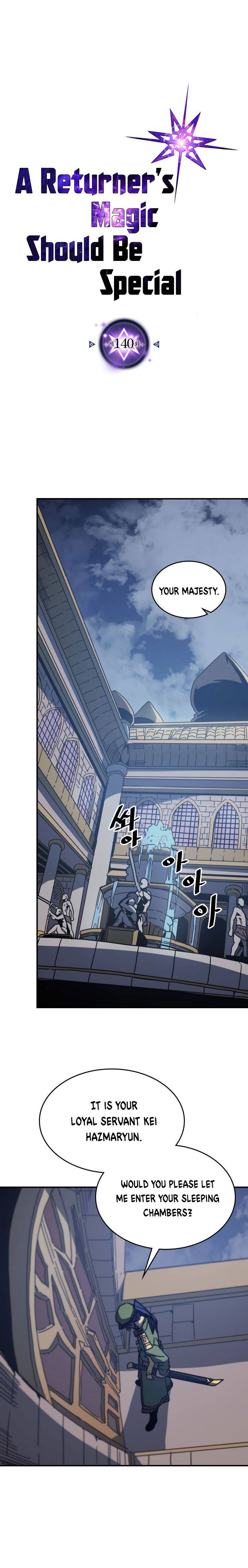 A Returner's Magic Should Be Special chapter 140 page 1