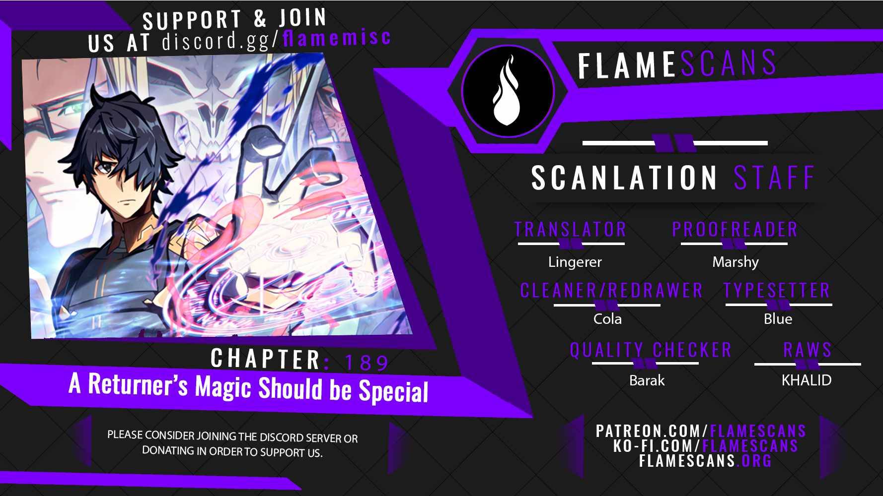 A Returner's Magic Should Be Special chapter 189 page 1