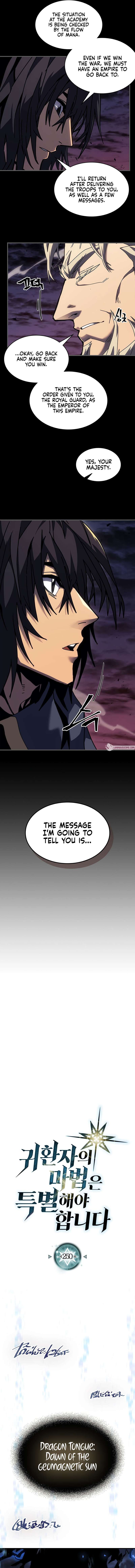 A Returner's Magic Should Be Special chapter 250 page 2