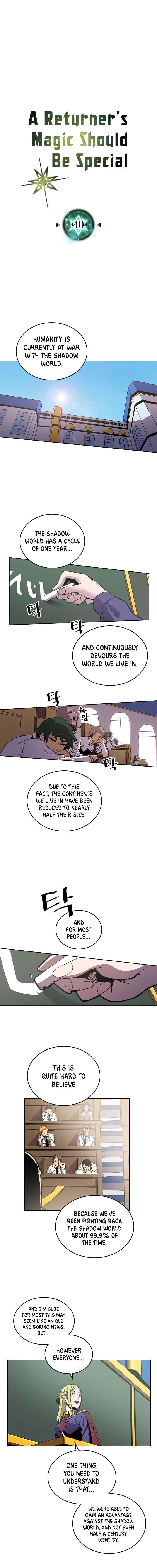 A Returner's Magic Should Be Special chapter 40 page 1