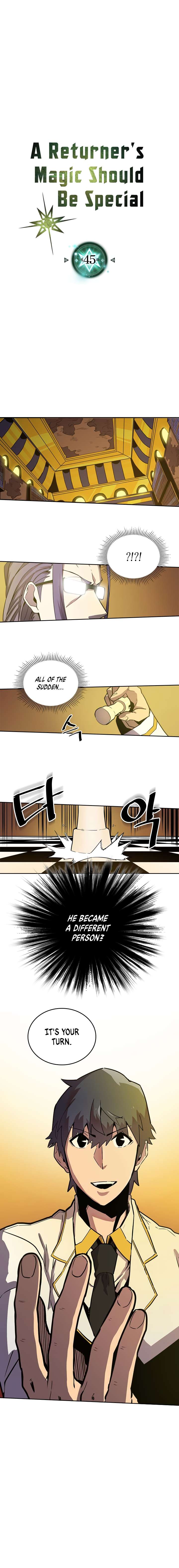 A Returner's Magic Should Be Special chapter 45 page 1