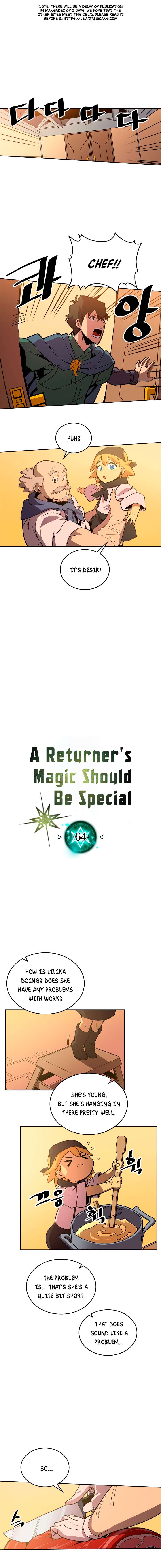 A Returner's Magic Should Be Special chapter 64 page 1