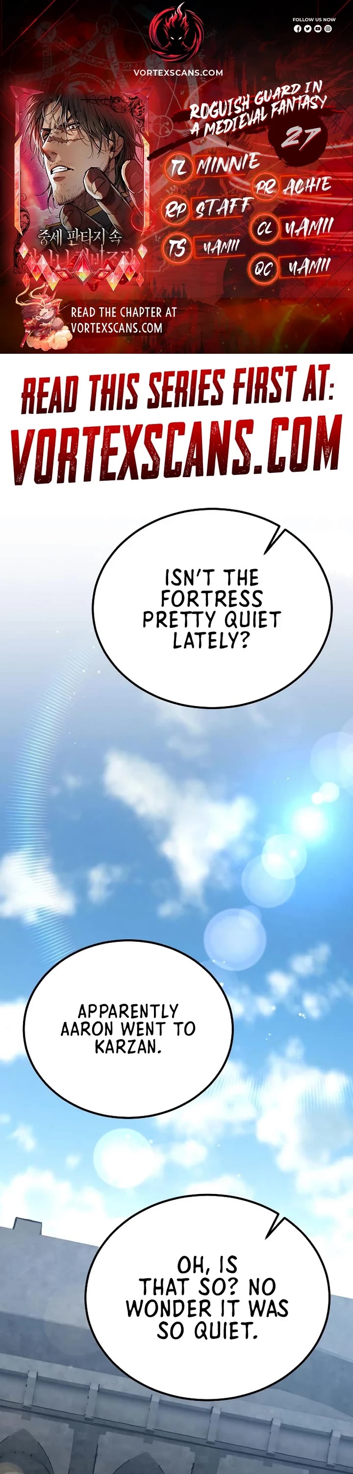 A Rogue Guard In A Medieval Fantasy chapter 27 page 1