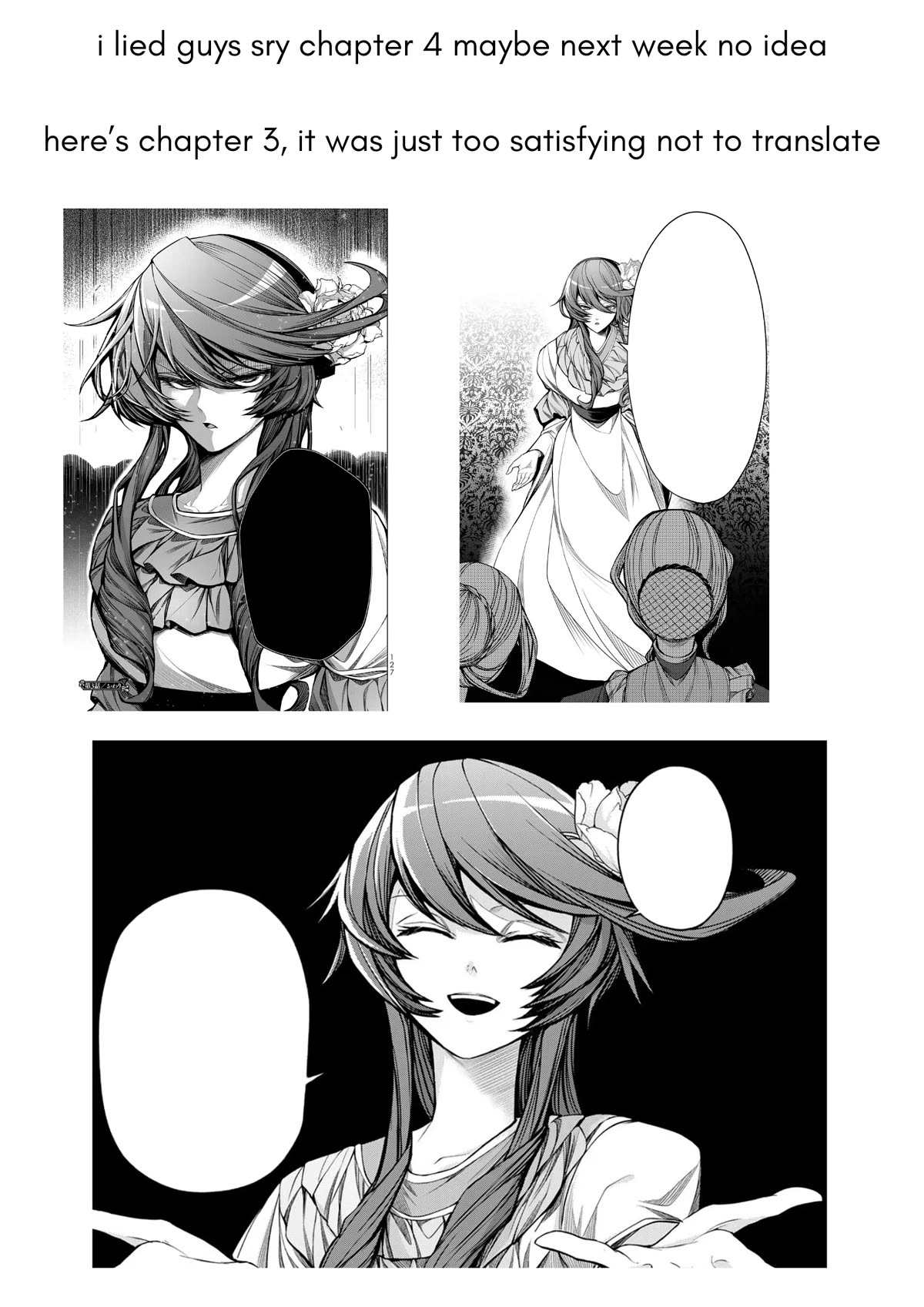 A Splendid Revenge Story of a Super-Dreadnought Cheat Villainess chapter 3 page 1