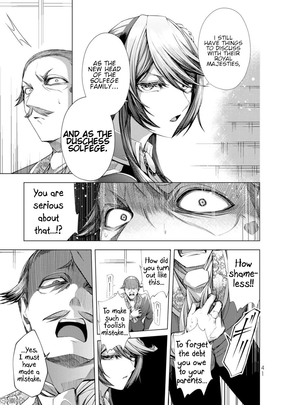 A Splendid Revenge Story of a Super-Dreadnought Cheat Villainess chapter 9 page 38