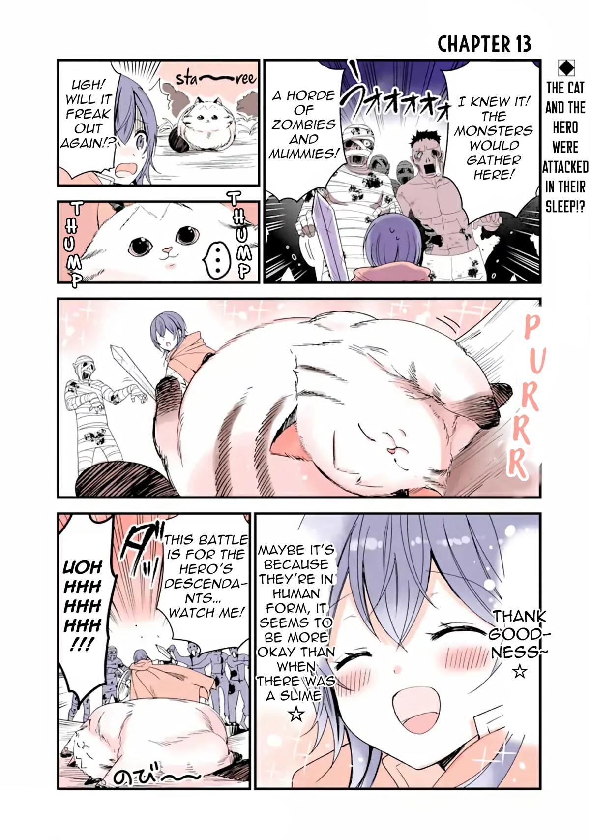 A Story about a Cat Reincarnated in a Different World Where There are no Cats. chapter 13 page 1