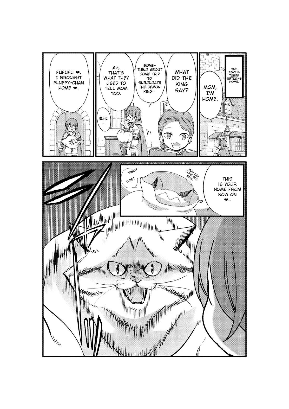 A Story about a Cat Reincarnated in a Different World Where There are no Cats. chapter 2 page 1