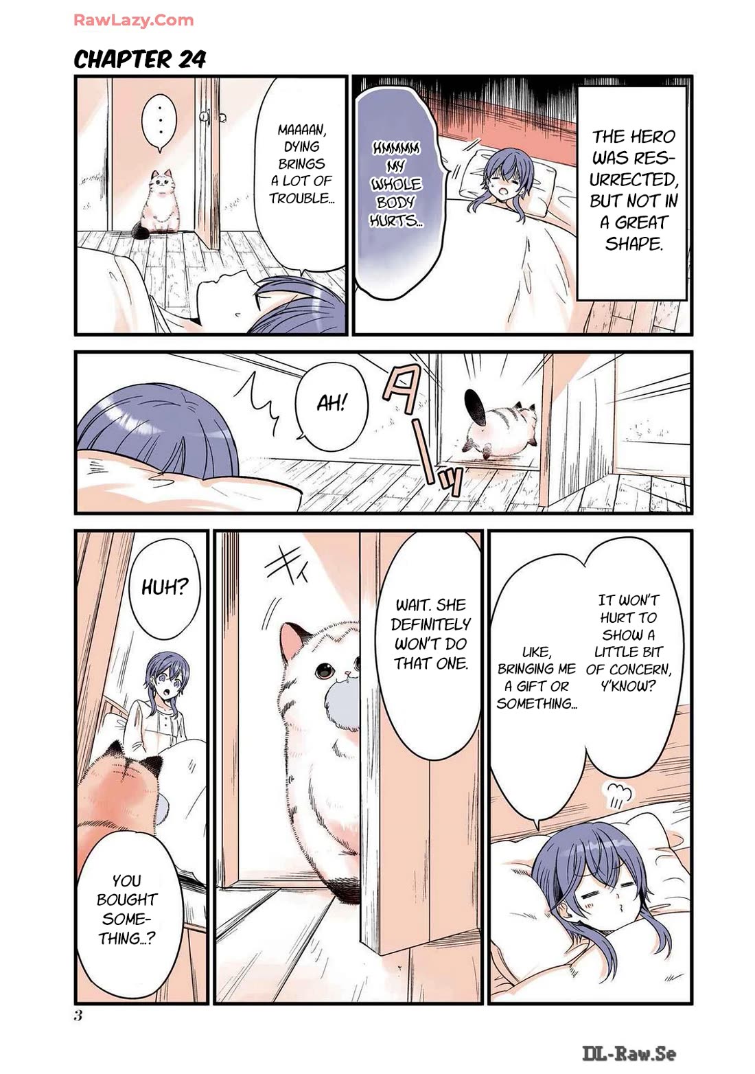 A Story about a Cat Reincarnated in a Different World Where There are no Cats. chapter 24 page 1