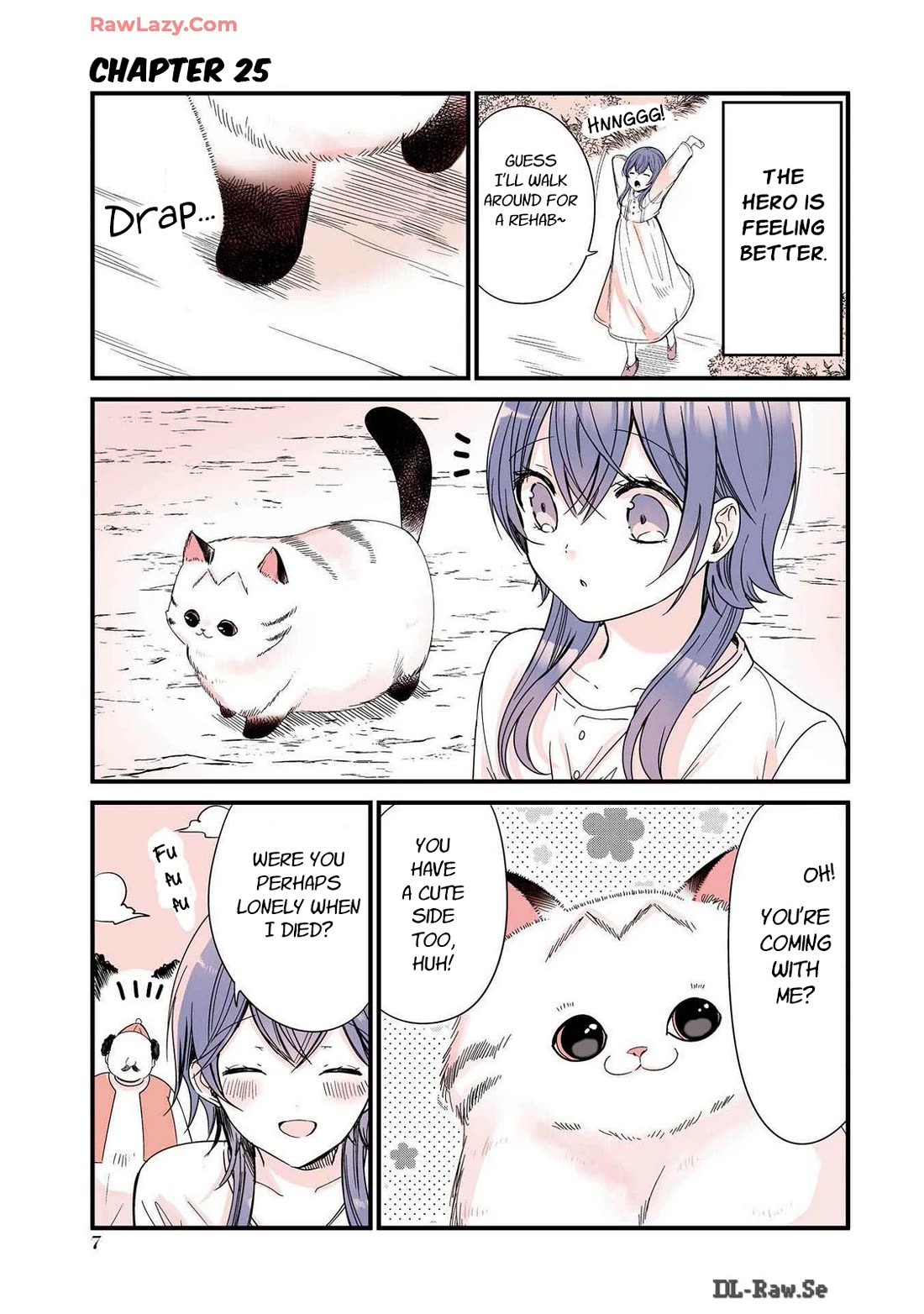 A Story about a Cat Reincarnated in a Different World Where There are no Cats. chapter 25 page 1