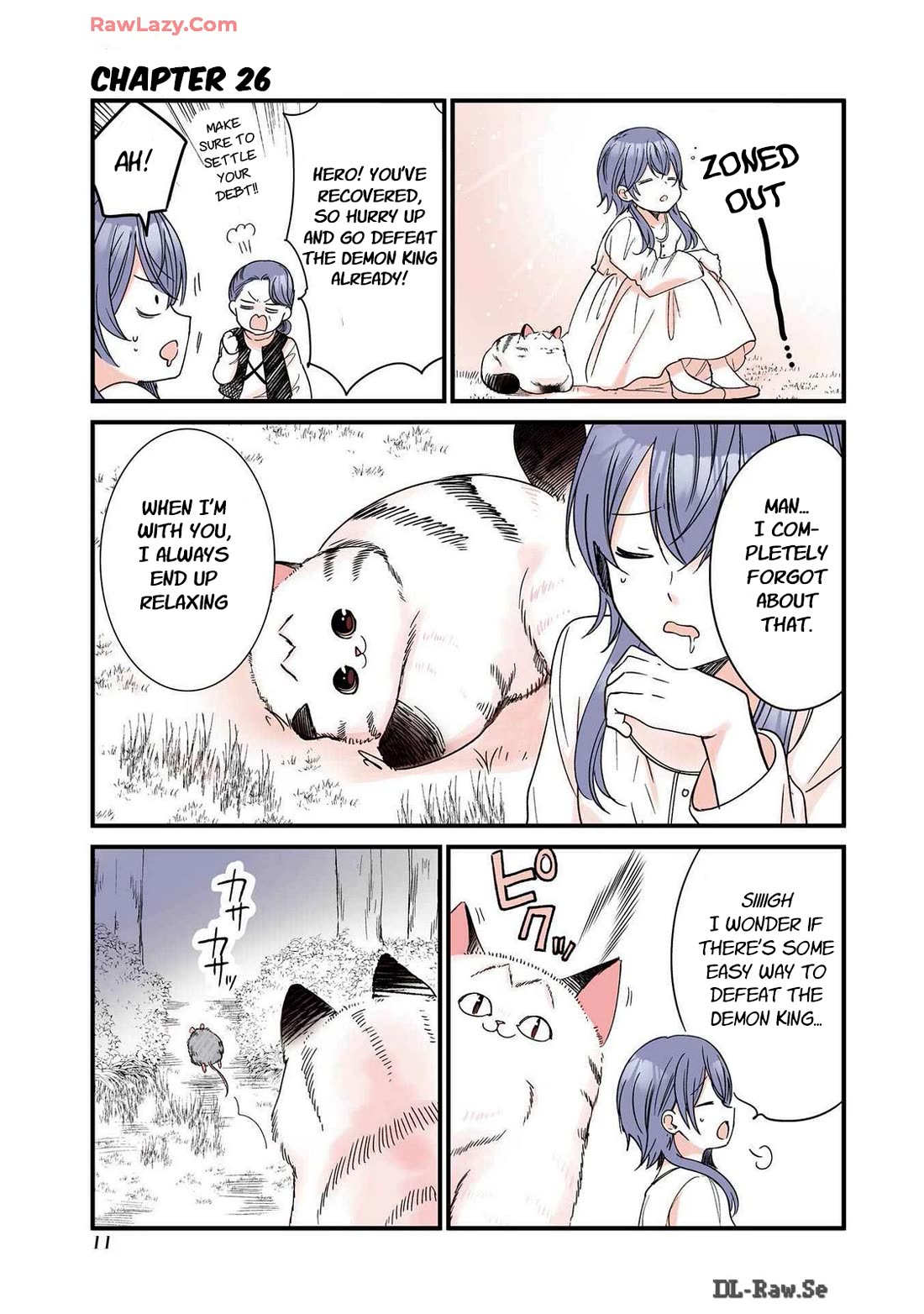 A Story about a Cat Reincarnated in a Different World Where There are no Cats. chapter 26 page 1