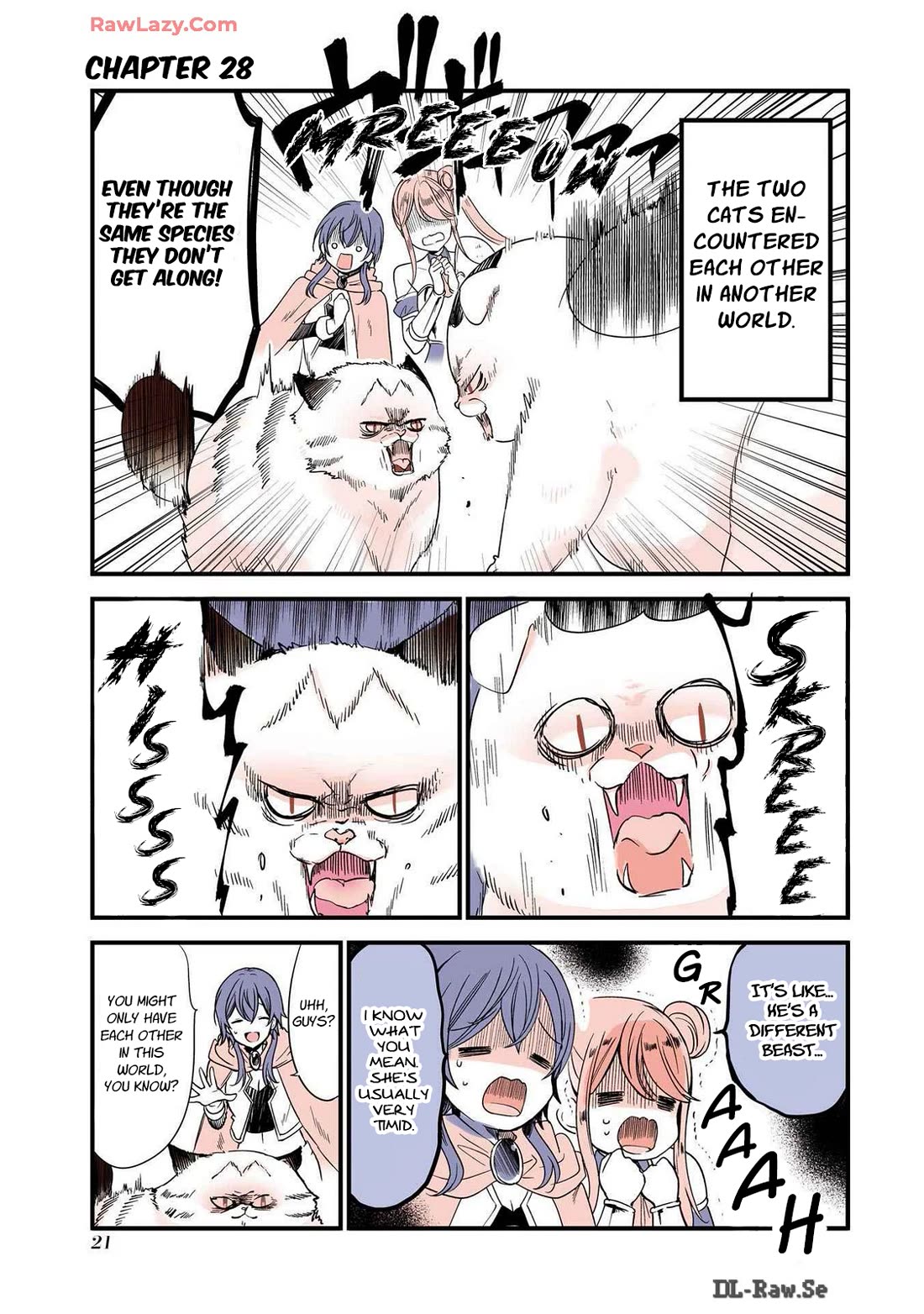 A Story about a Cat Reincarnated in a Different World Where There are no Cats. chapter 28 page 1