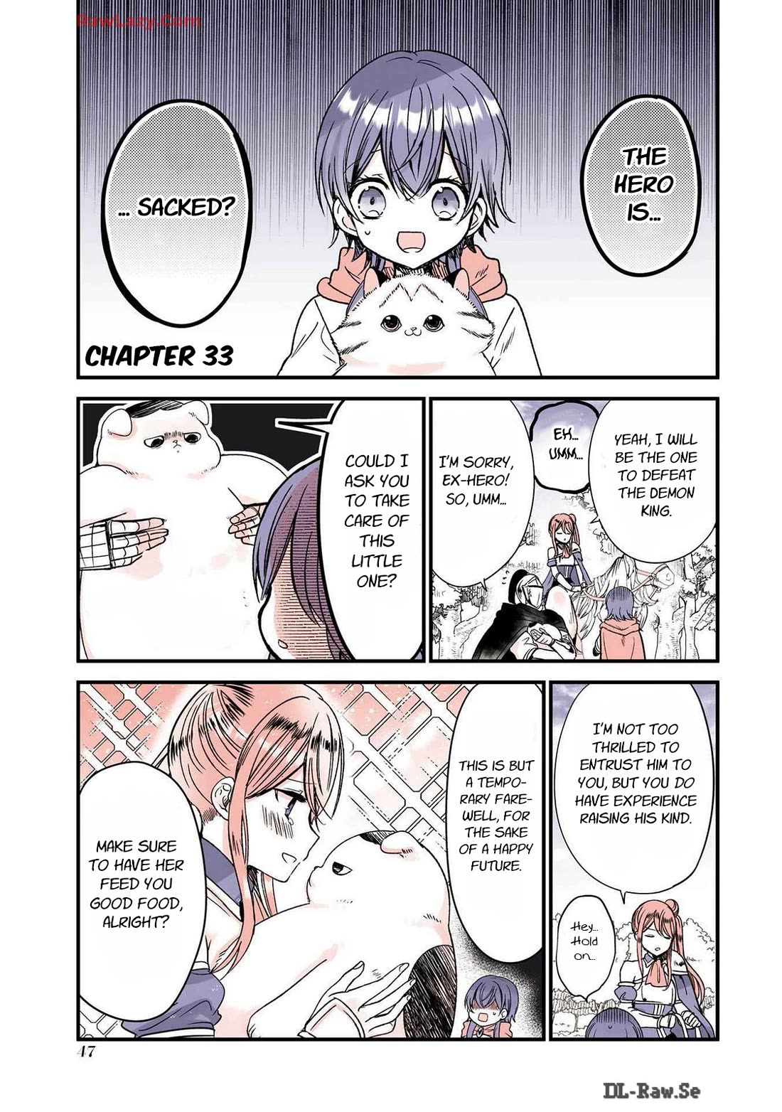 A Story about a Cat Reincarnated in a Different World Where There are no Cats. chapter 33 page 1