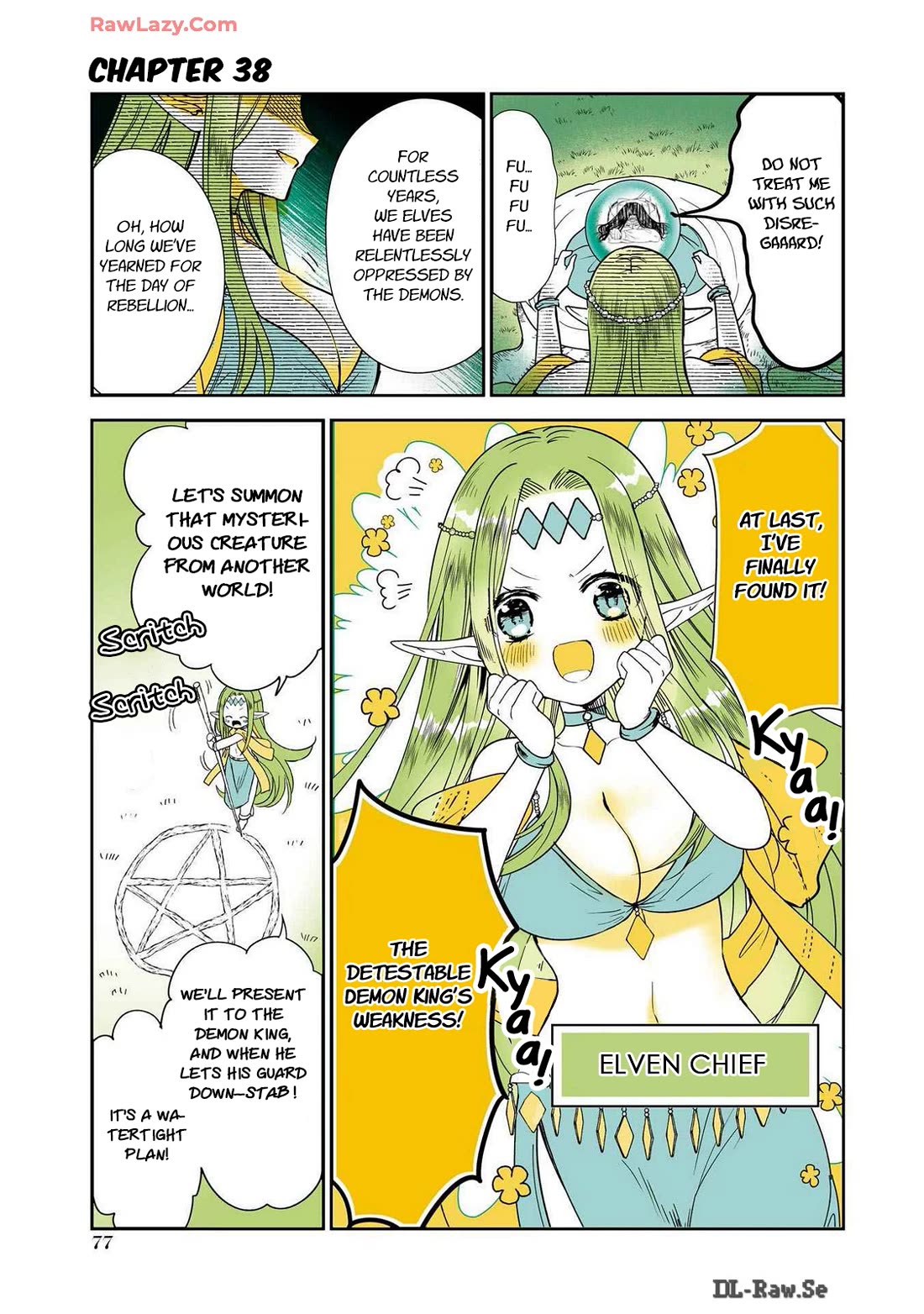 A Story about a Cat Reincarnated in a Different World Where There are no Cats. chapter 38 page 1