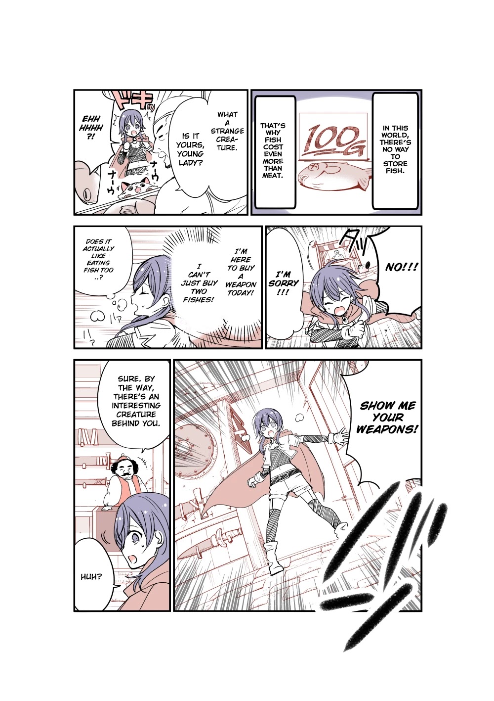 A Story about a Cat Reincarnated in a Different World Where There are no Cats. chapter 4 page 2