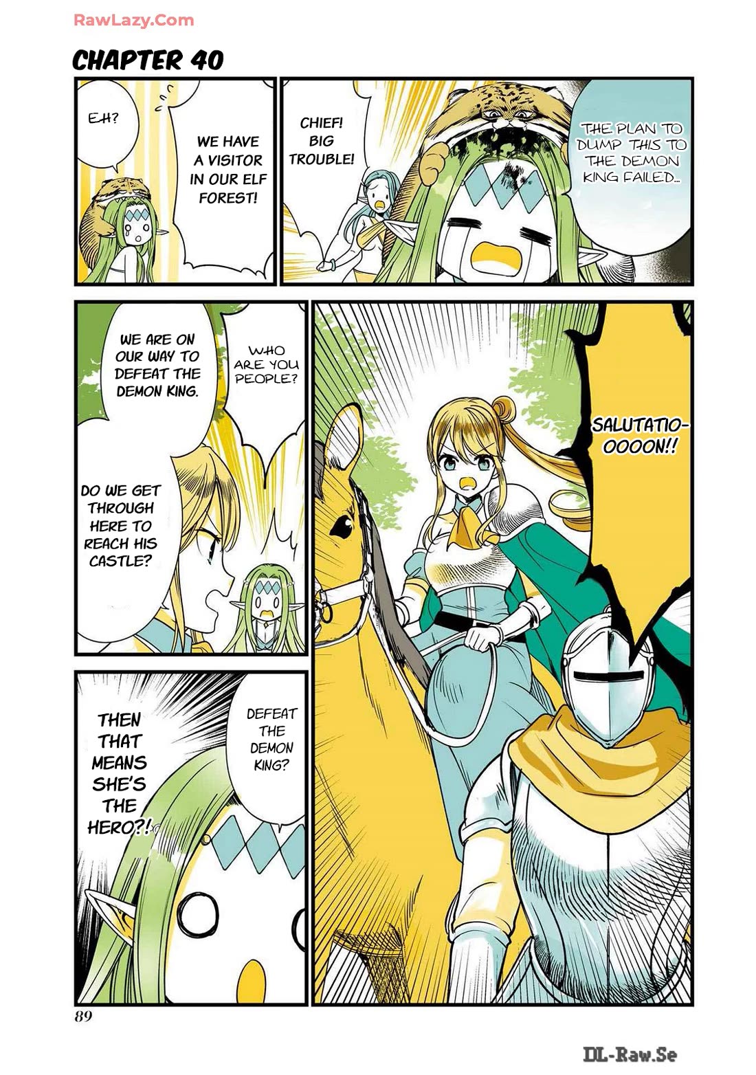 A Story about a Cat Reincarnated in a Different World Where There are no Cats. chapter 40 page 1