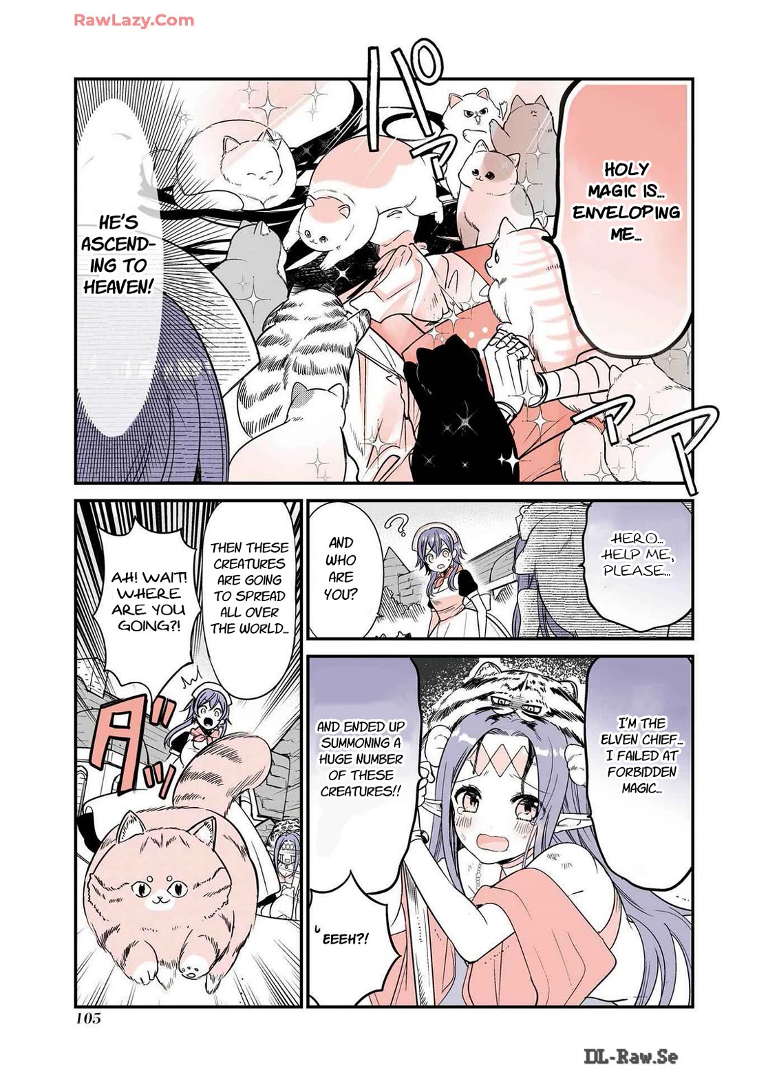 A Story about a Cat Reincarnated in a Different World Where There are no Cats. chapter 42 page 3