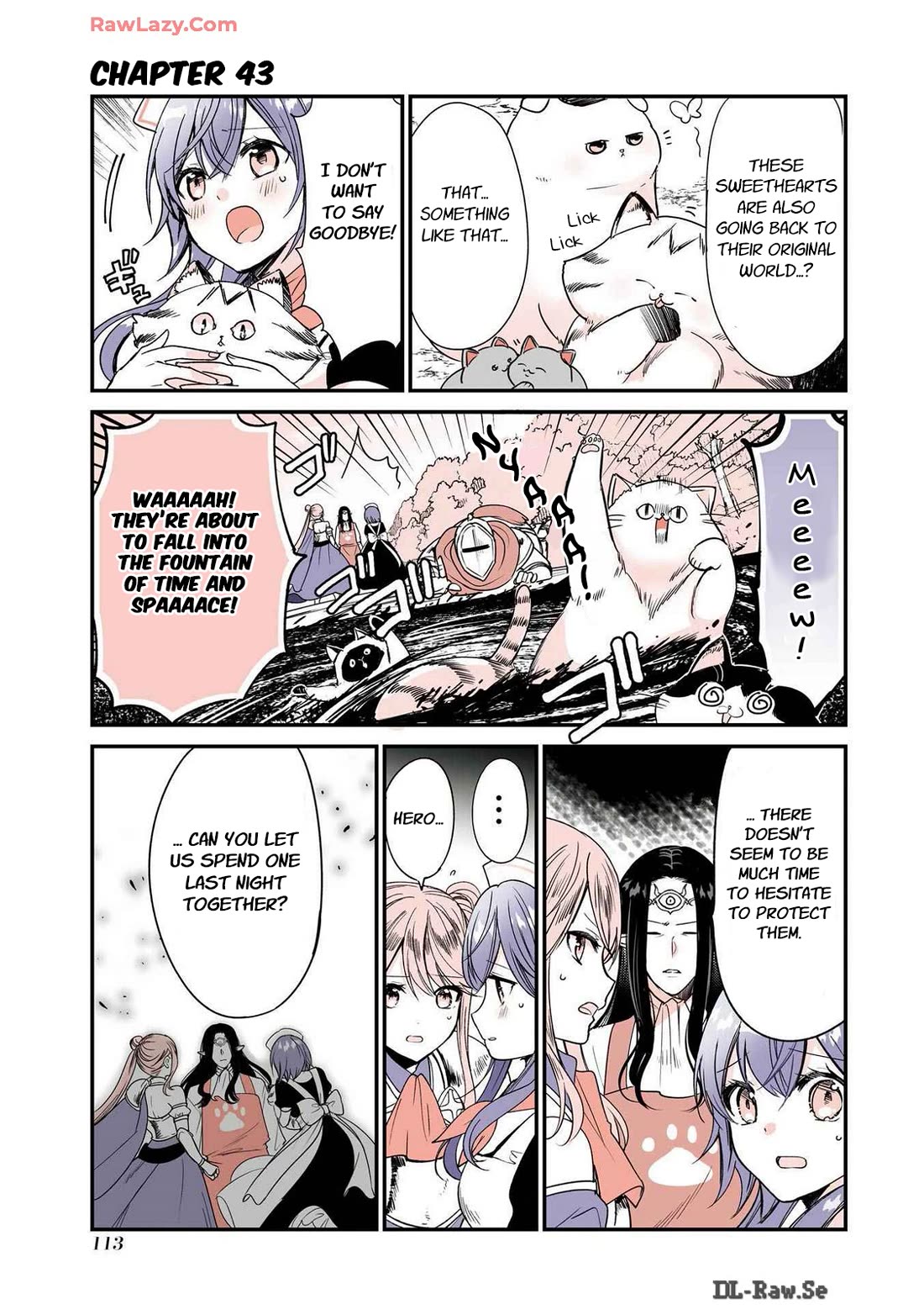 A Story about a Cat Reincarnated in a Different World Where There are no Cats. chapter 43 page 1