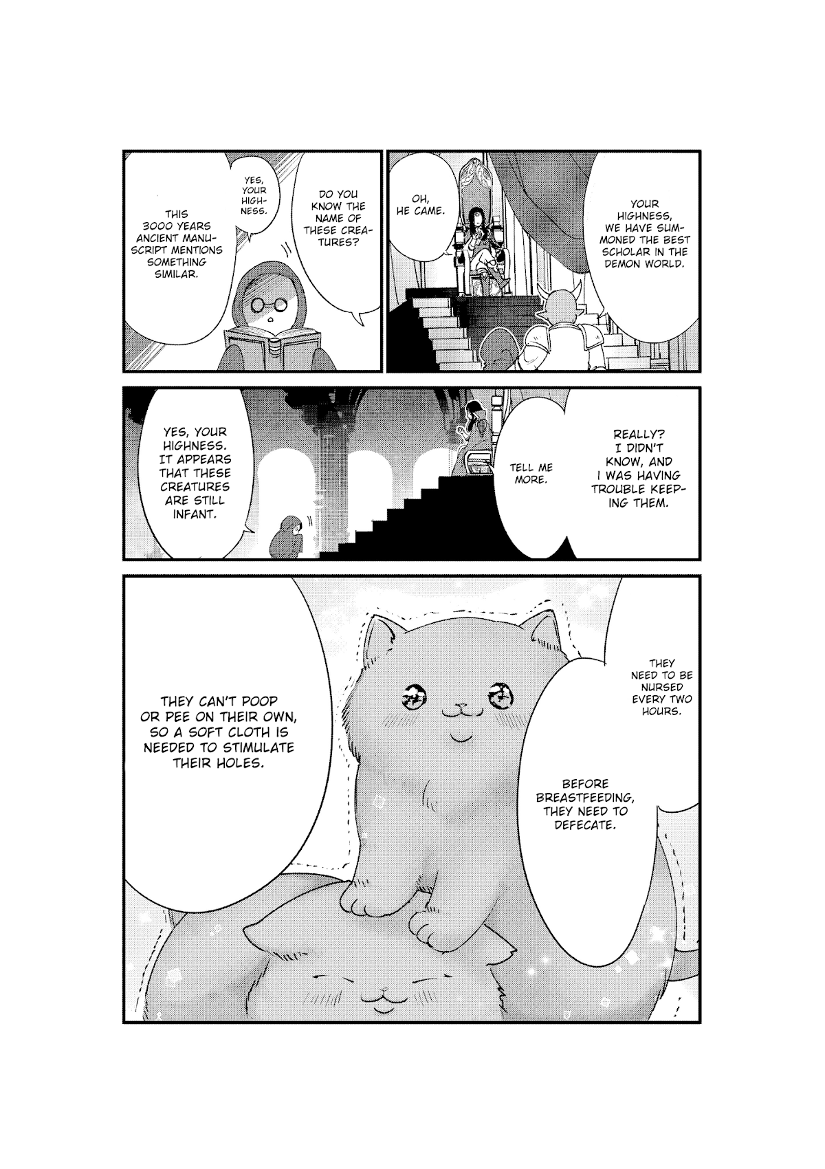 A Story about a Cat Reincarnated in a Different World Where There are no Cats. chapter 7 page 1