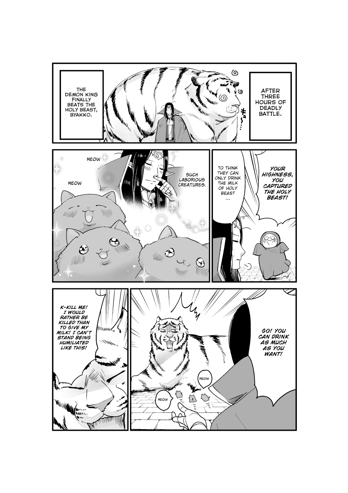 A Story about a Cat Reincarnated in a Different World Where There are no Cats. chapter 9 page 1