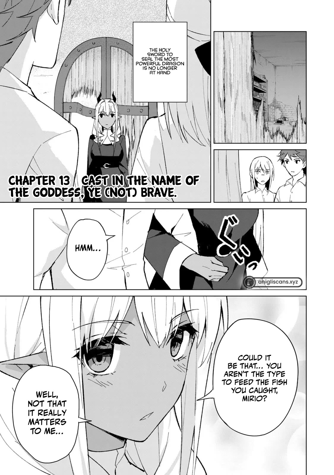 A Story About a Hero Exterminating a Dragon-Class Beautiful Girl Demon Queen, Who Has Very Low Self-Esteem, With Love! chapter 13 page 2