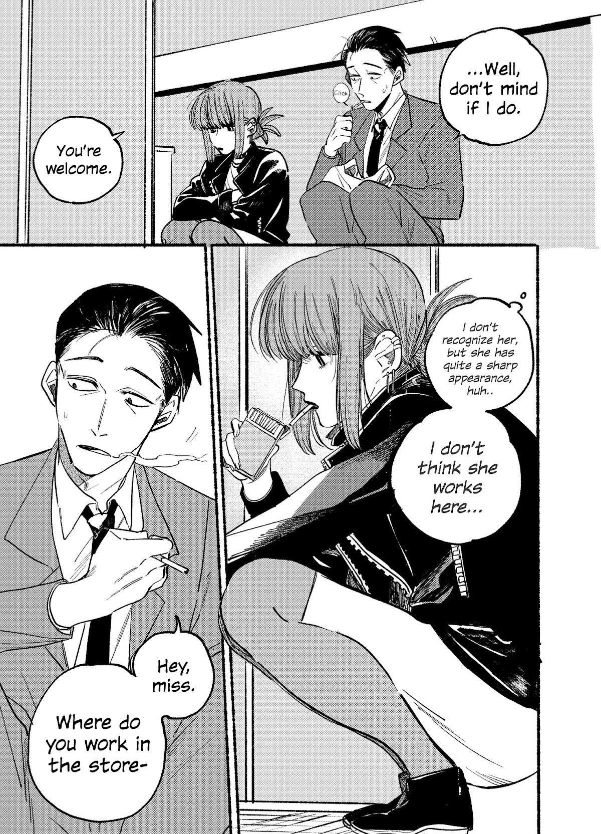 A Story About Smoking at the Back of the Supermarket chapter 1 page 7