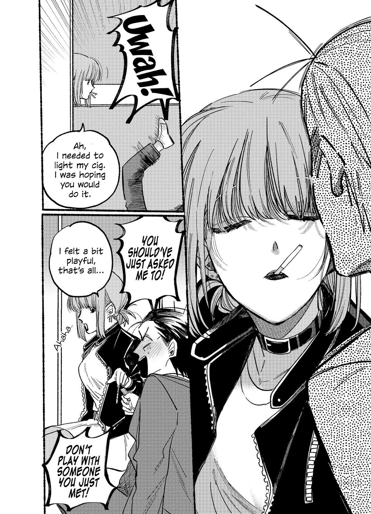 A Story About Smoking at the Back of the Supermarket chapter 1 page 8