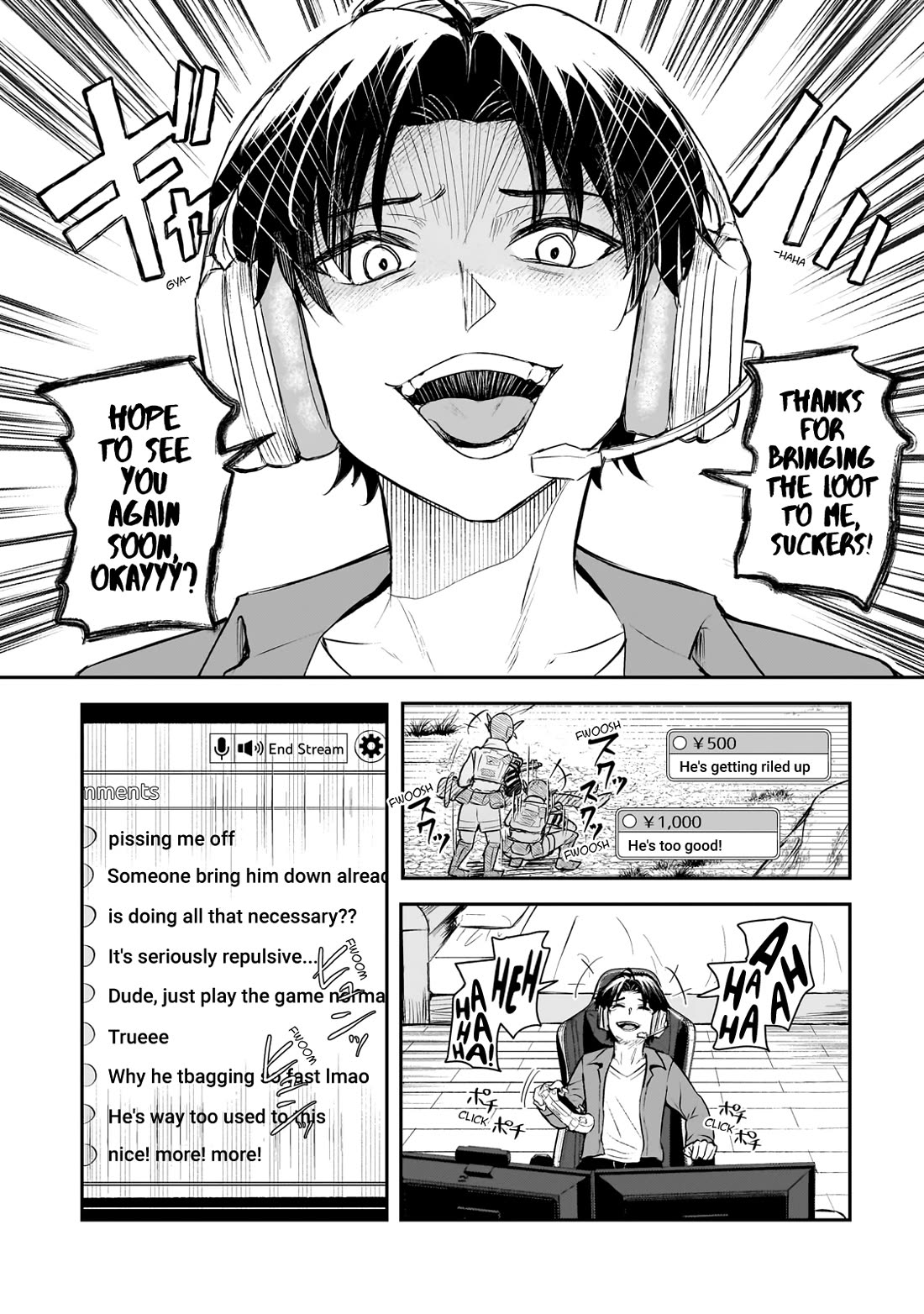 A Toxic 20-Year-Old Game Streamer Accidentally Reveals His Nice Personality Because He Forgot to End the Stream chapter 1 page 2