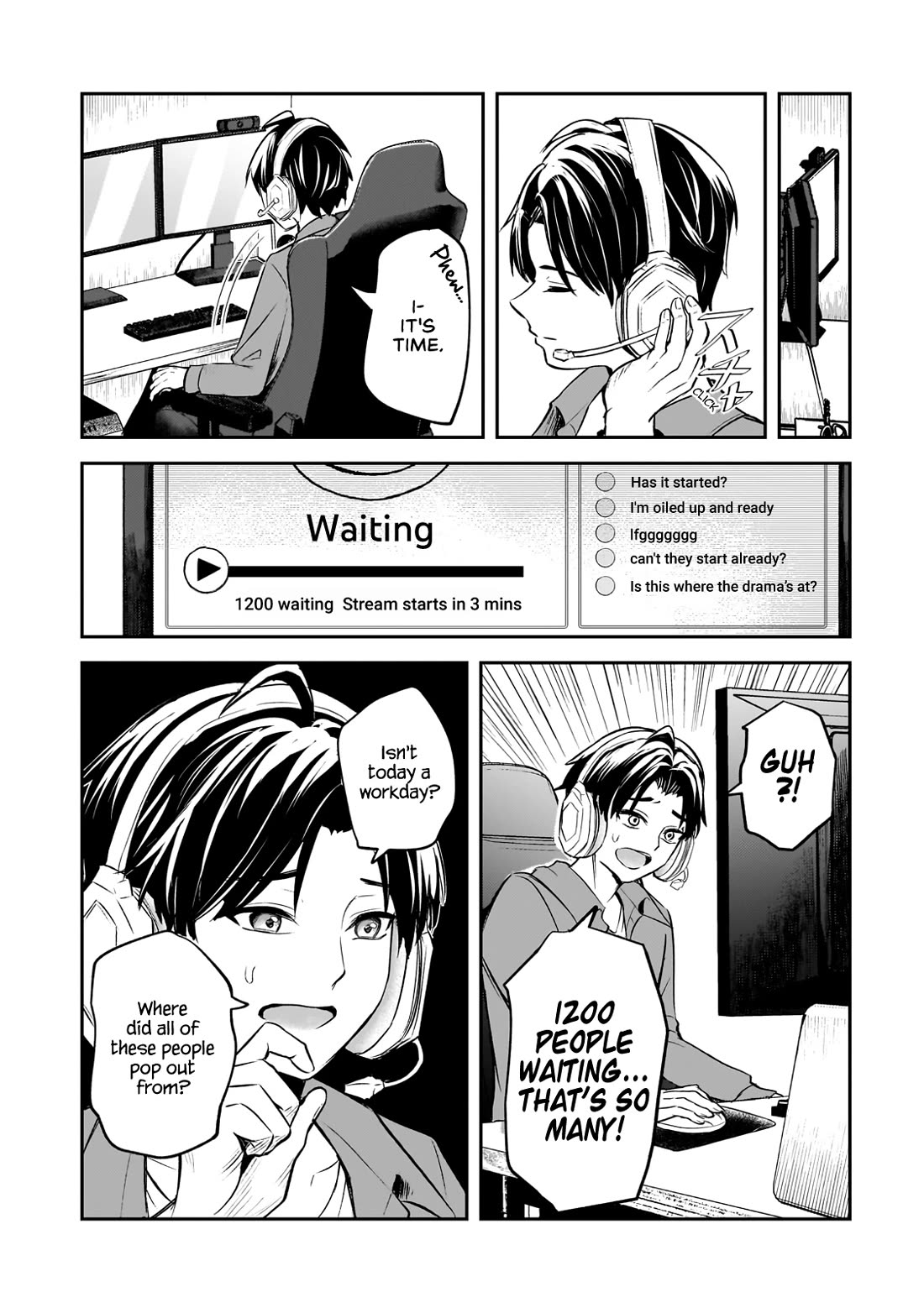 A Toxic 20-Year-Old Game Streamer Accidentally Reveals His Nice Personality Because He Forgot to End the Stream chapter 1 page 28