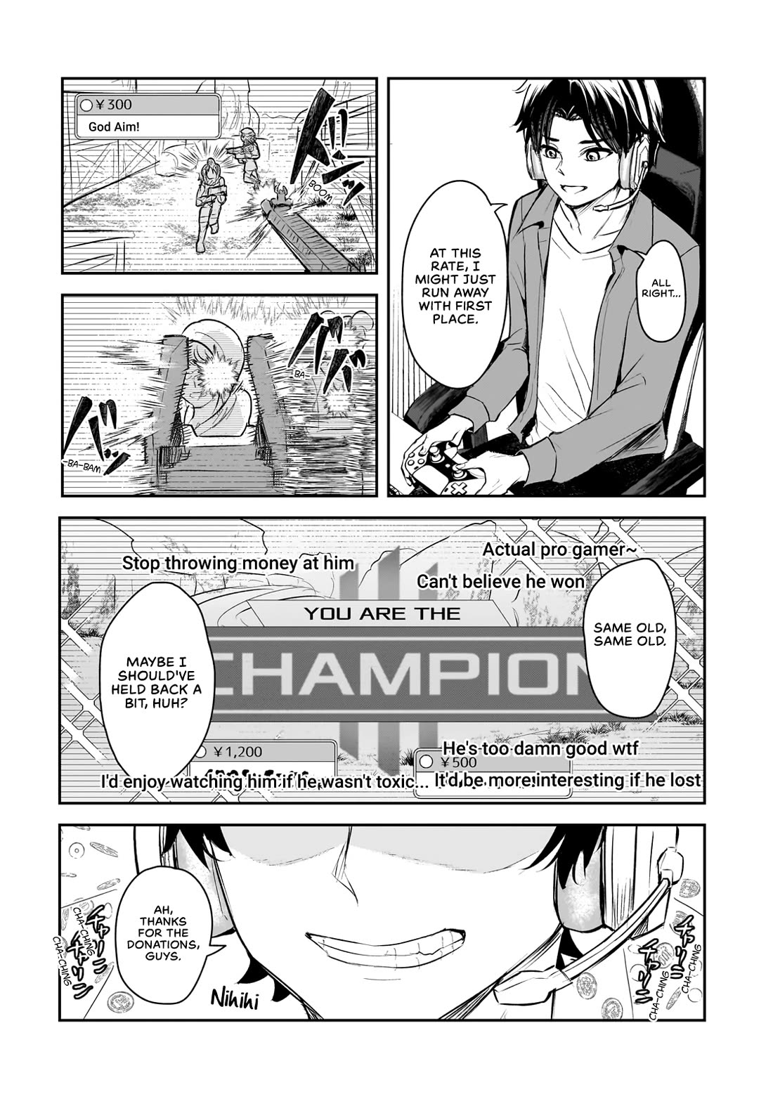 A Toxic 20-Year-Old Game Streamer Accidentally Reveals His Nice Personality Because He Forgot to End the Stream chapter 1 page 3