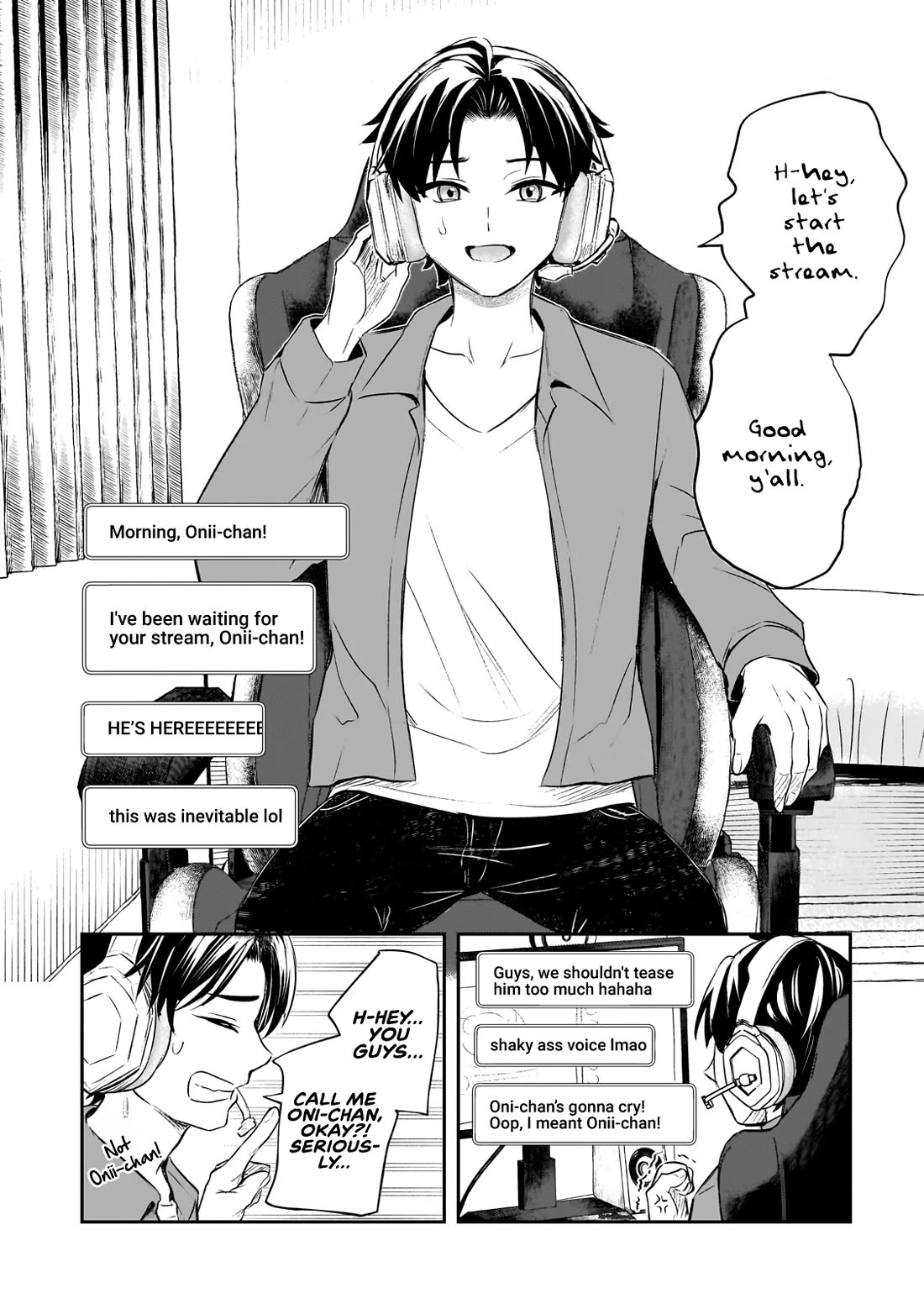 A Toxic 20-Year-Old Game Streamer Accidentally Reveals His Nice Personality Because He Forgot to End the Stream chapter 1 page 30