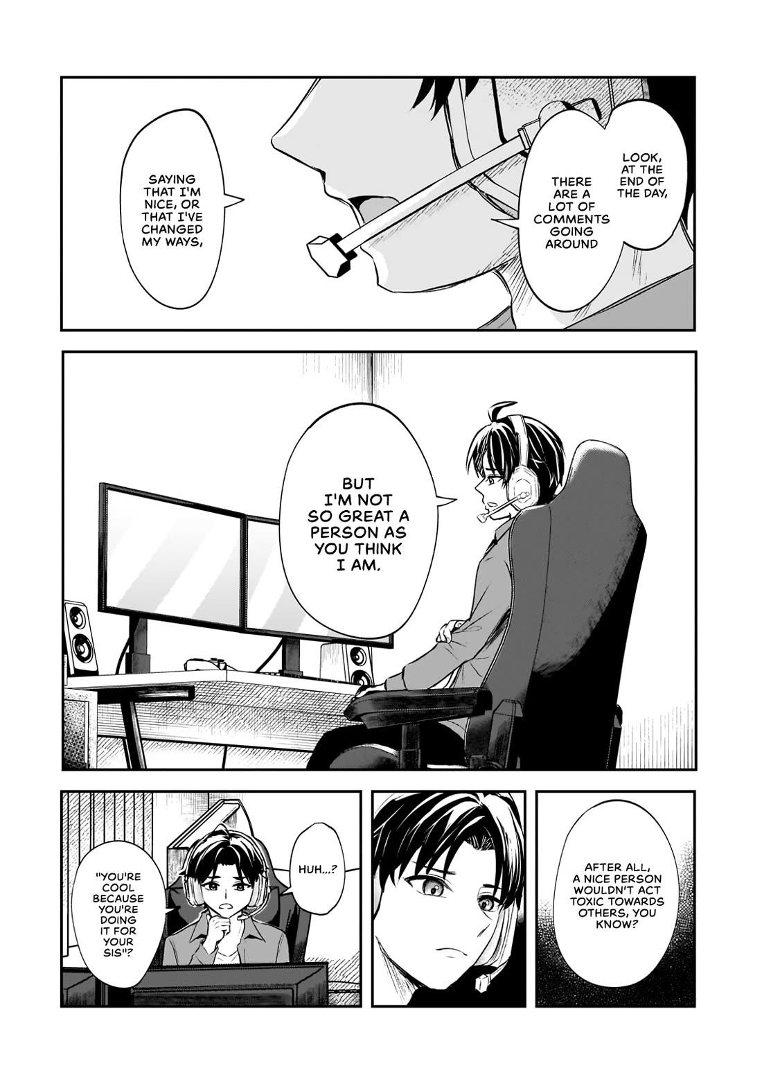 A Toxic 20-Year-Old Game Streamer Accidentally Reveals His Nice Personality Because He Forgot to End the Stream chapter 1 page 35