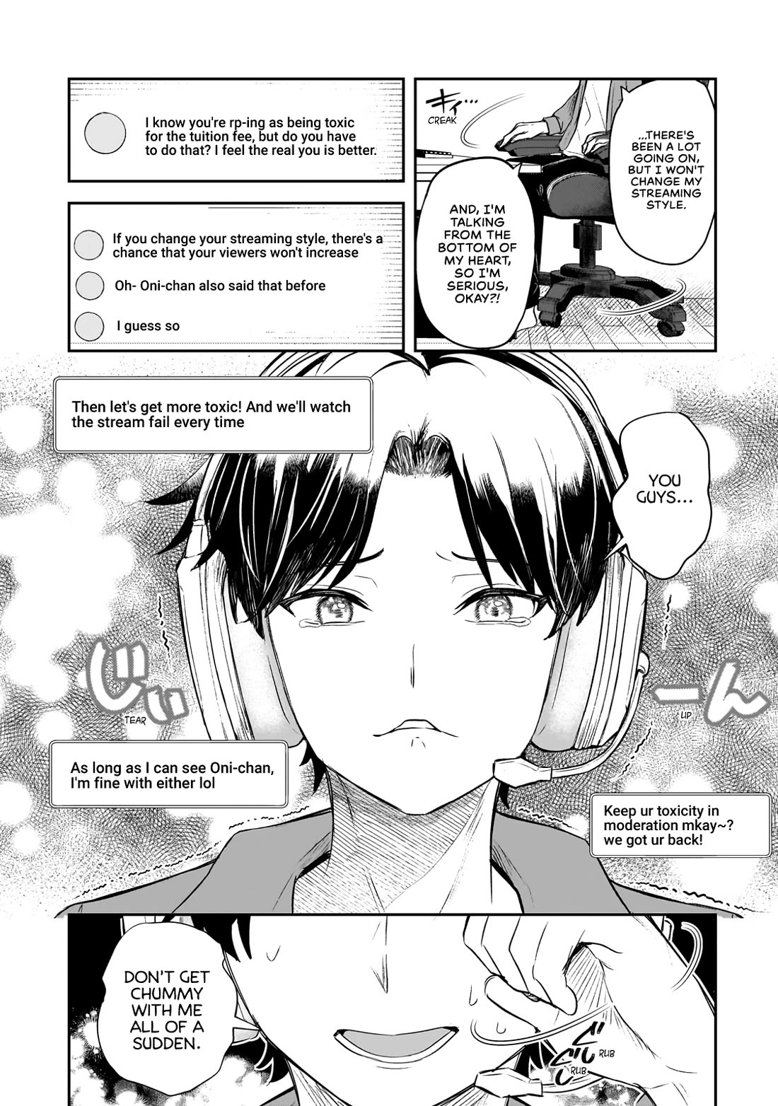 A Toxic 20-Year-Old Game Streamer Accidentally Reveals His Nice Personality Because He Forgot to End the Stream chapter 1 page 40